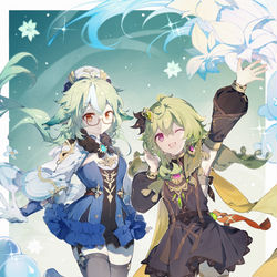 This is a pixiv picture whose title is 蒙德温柔的风.