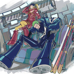 This is a pixiv picture whose title is ルフィ関係のラクガキ.