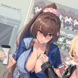 This is a pixiv picture whose title is 大和 Iowa.