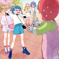 This is a pixiv picture whose title is 「ましろさん！危険です！」.