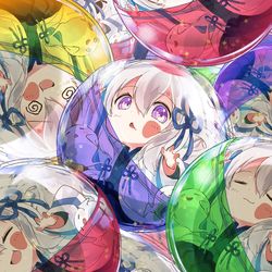 This is a pixiv picture whose title is もっ式神ガチャSPECIAL.