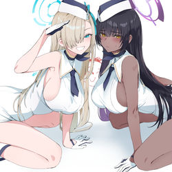 This is a pixiv picture whose title is アスナ＆カリン.