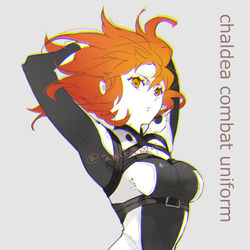 This is a pixiv picture whose title is カルデア戦闘服詰め.