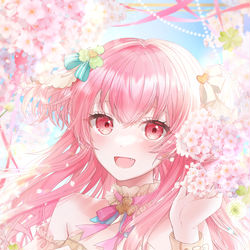 This is a pixiv picture whose title is 愛莉ちゃんお誕生日おめでとう！！🎀🎉🎉.
