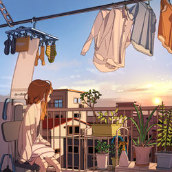 This is a pixiv picture whose title is これから.