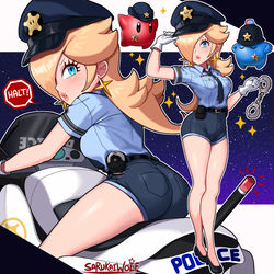 This is a pixiv picture whose title is Cosmic Cop Rosalina.