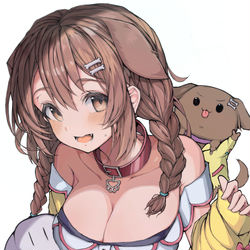 This is a pixiv picture whose title is 戌神ころね.