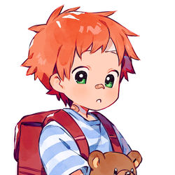 This is a pixiv picture whose title is A good boy :>.