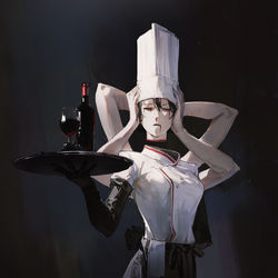 This is a pixiv picture whose title is cooking.