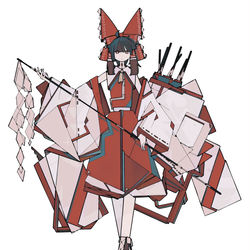 This is a pixiv picture whose title is 霊夢さん。.