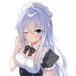 This is a pixiv picture whose title is メイド響.