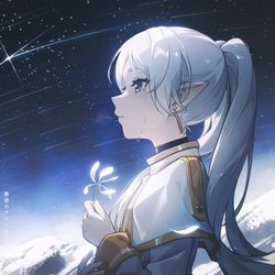This is a pixiv picture whose title is 勇者去世的第100年.