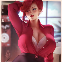 This is a pixiv picture whose title is NORA Atomic Heart.