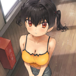 This is a pixiv picture whose title is ガキ巨乳㉛.