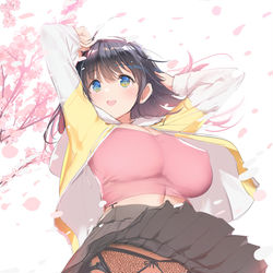 This is a pixiv picture whose title is 春一番.