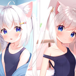 This is a pixiv picture whose title is 【おしらせ】第32回 高精彩複製原画 GALLERY.