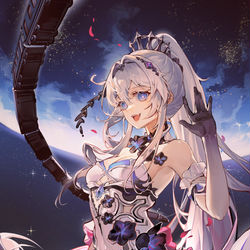 This is a pixiv picture whose title is 琪亚娜，出击！.