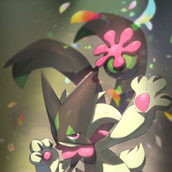 This is a pixiv picture whose title is トリックフラワー.