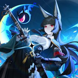 This is a pixiv picture whose title is 雅.