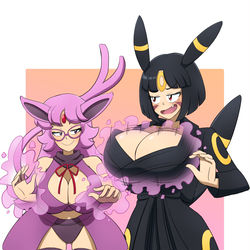 This is a pixiv picture whose title is BFF Poke'gals.