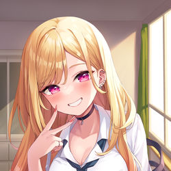 This is a pixiv picture whose title is 喜多川 海夢.