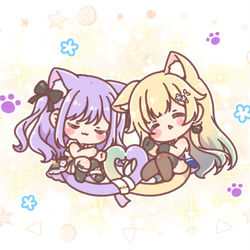 This is a pixiv picture whose title is えまるなにゃんこ🐾.