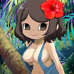 This is a pixiv picture whose title is 南国ドレスムラーナ.