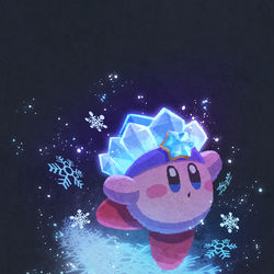 This is a pixiv picture whose title is アイスカービィ.