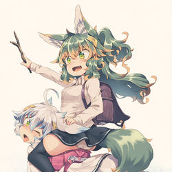 This is a pixiv picture whose title is 「ほら、急いで！」.