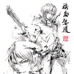 This is a pixiv picture whose title is 【極道畫師】槙島聖護貳.