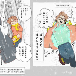This is a pixiv picture whose title is 春先寒波三凶弟.