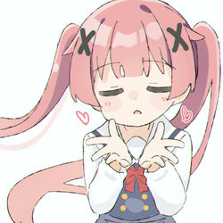 This is a pixiv picture whose title is チュウする小依ちゃん.