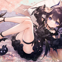 This is a pixiv picture whose title is 🌸夜遊ラウムさんお誕生日記念🌸.