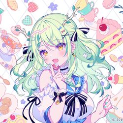 This is a pixiv picture whose title is セレス・ファウナさんの生誕記念グッズイラストを描かせて頂きました.