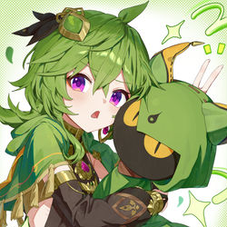 This is a pixiv picture whose title is Genshin.