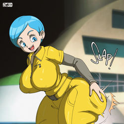 This is a pixiv picture whose title is Bulma Ass.