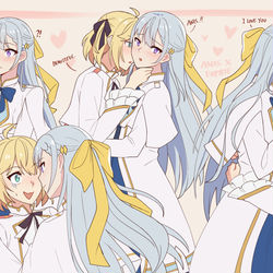 This is a pixiv picture whose title is Love, Anis x Euphie.