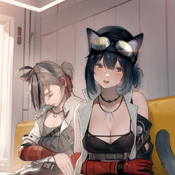 This is a pixiv picture whose title is 起こさないであげてね.