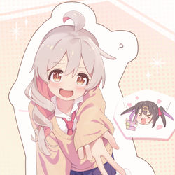 This is a pixiv picture whose title is ギャル？なまひろちゃん.