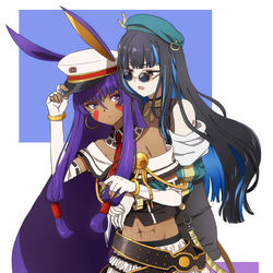 This is a pixiv picture whose title is ニトクリスとトラロック.
