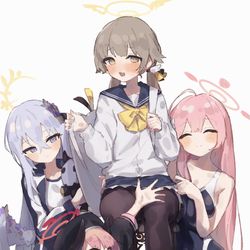 This is a pixiv picture whose title is 補習授業部.