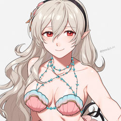 This is a pixiv picture whose title is 水着カム子.