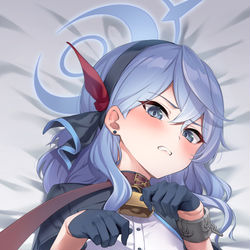 This is a pixiv picture whose title is 服従のポーズ.