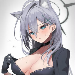 This is a pixiv picture whose title is 砂狼シロコ(テラー).