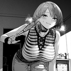 This is a pixiv picture whose title is 先輩が振る舞ってくれた手料理が妙に精がつくものばっかりなんですが.