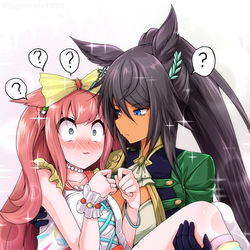 This is a pixiv picture whose title is チャンミ　ピスケス杯デジたん優勝＆シンボリクリスエス実装記念.