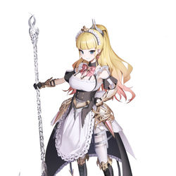 This is a pixiv picture whose title is 戦士メイド.