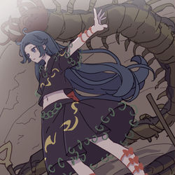 This is a pixiv picture whose title is 穴掘り現場.