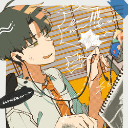 This is a pixiv picture whose title is News.