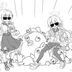 This is a pixiv picture whose title is 最近描いた絵とか.